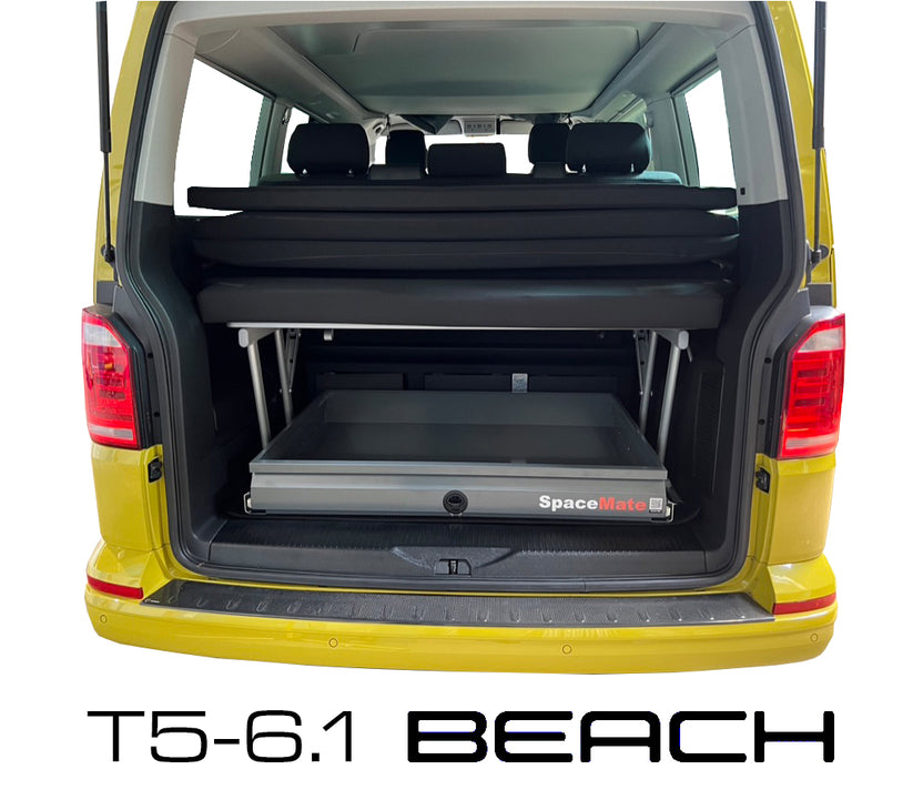 SpaceMate rear sliding tray drawer for VW California Beach SE T5/T6/T6 ...